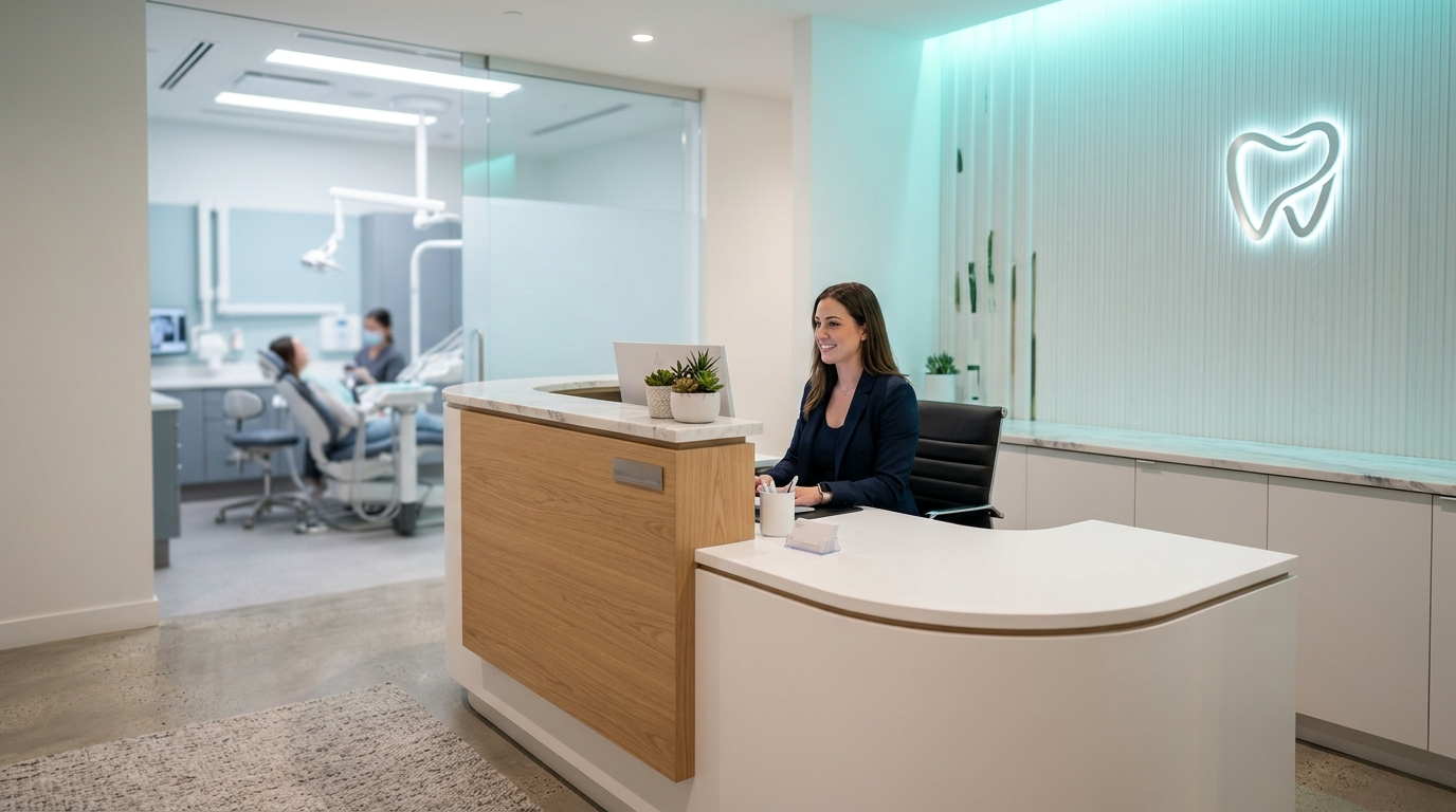 Modern dental office with technology